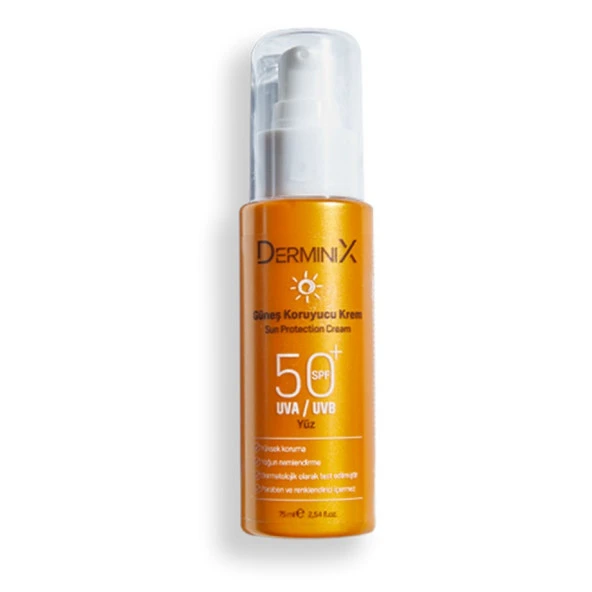 Derminix SUN CREAM SPF 50 Yüksek Koruma Yüz Güneş Kremi ürün görseli 1