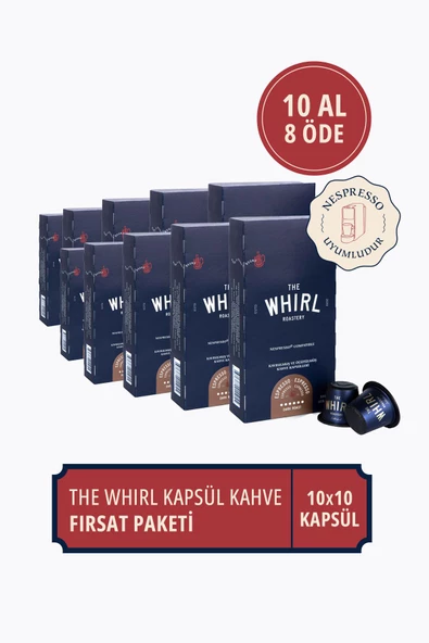 The Whirl Espresso Brunette Kapsül Kahve 10 Al 8 Öde Fırsat Paketi ürün görseli 1