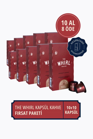 The Whirl Espresso Medium Kapsül Kahve 10 Al 8 Öde Fırsat Paketi ürün görseli 1