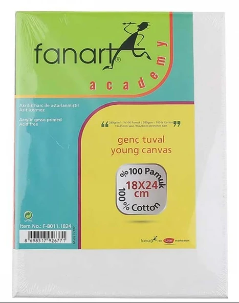Fanart Academy 18x24 cm 280gr Tuval / 8011.1824 ürün görseli 1