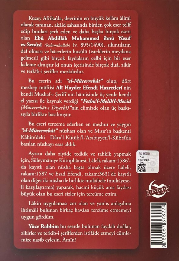 Mücerrebatı Senüsi Tercümesi - Cübbeli Ahmet Hoca ürün görseli 1