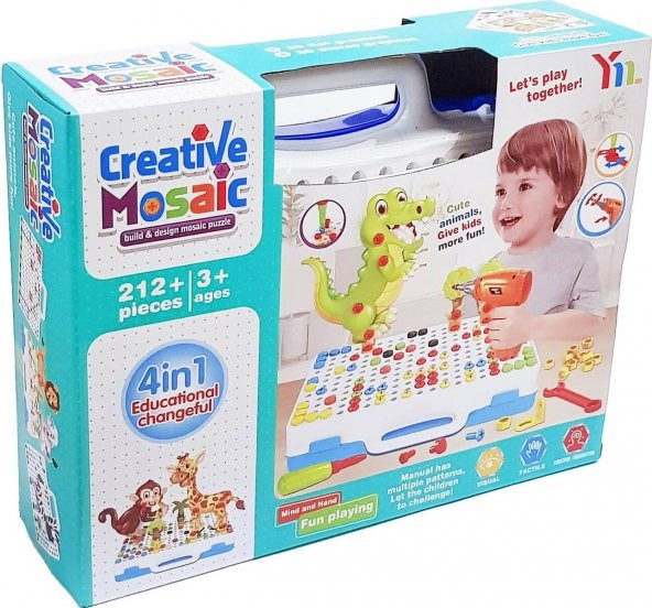 Başel Toys Creative Mosaic Puzzle 212 Parça ürün görseli 1