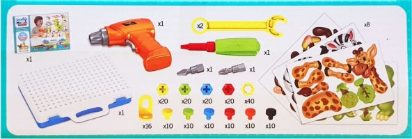 Başel Toys Creative Mosaic Puzzle 212 Parça - Resim 3