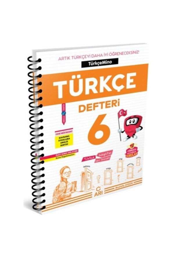 Arı 6. Sınıf Akıllı Türkçe Defteri ürün görseli 1