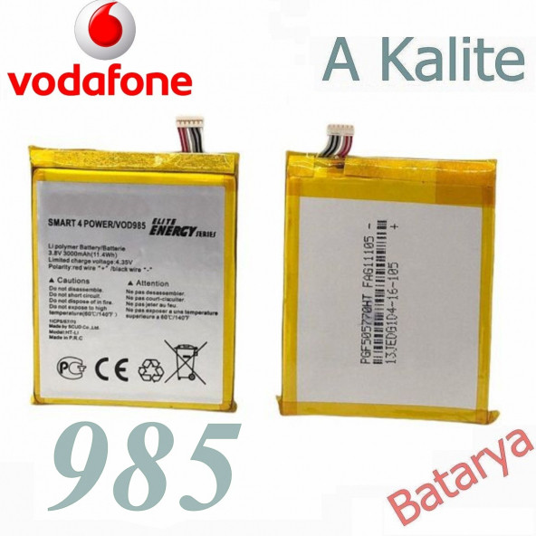 Vodafone 985 Batarya Smart 4 Power Tlpo30P2 Uyumlu Yedek Batarya ürün görseli 1