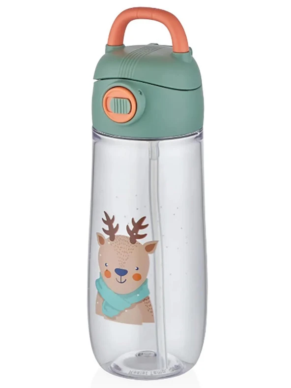Vagonlife Matara 550 ML Desenli Pipetli Suluk (Karışık Renk 1 Adet) ürün görseli 1