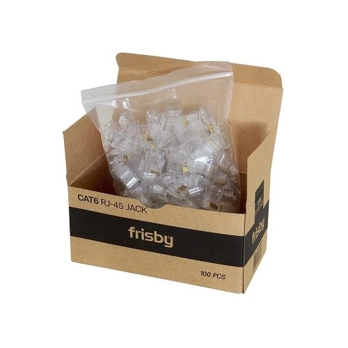 Frisby FNW-RJ4528N Cat6 Yeni Nesil 100lü Konnektör ürün görseli 1