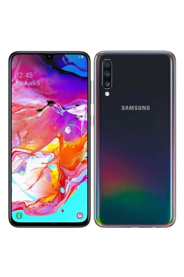 Samsung Galaxy A70 SİYAH 128 GB YENİLENMİŞ ÜRÜN   (Sıfır Gibi) A KALİTE ürün görseli 1