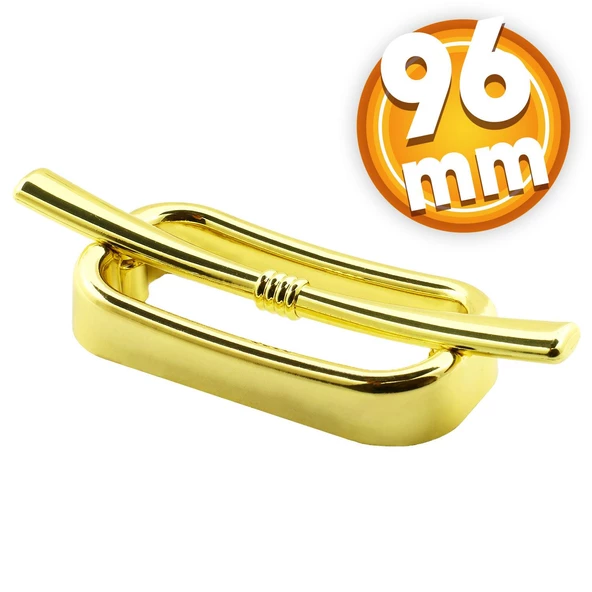 Küçük Zümre Mobilya Çekmece Mutfak Dolap Dolabı Kulpu Kulbu (96 MM-9.6 CM) Gold Sert Plastik Kulp ürün görseli 1