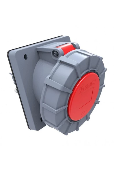 Bemis BC1-3505-7420 3P+E+N 380V IP67 CEE Norm 45 Derece Eğik Makine Prizi ürün görseli 1