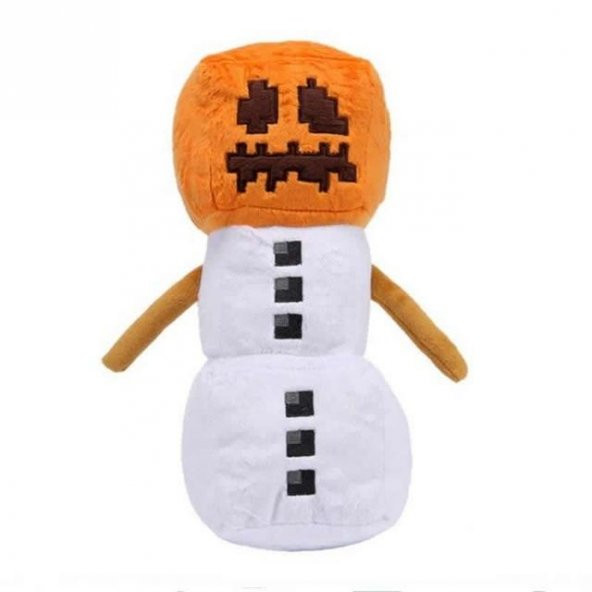 Minecraft Pumpkin Snow Golem Bal Kabağı Peluş Oyuncak 20 CM ürün görseli 1