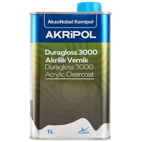AkzoNobel Akripol 2k Akrilik Duragloss Clear 3000 Vernik (1/1) 1 Litre ürün görseli 1