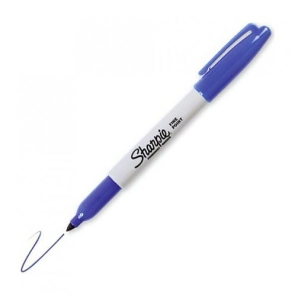 SHARPIE PERMANENT KALEM MAVI 1 LI ürün görseli 1