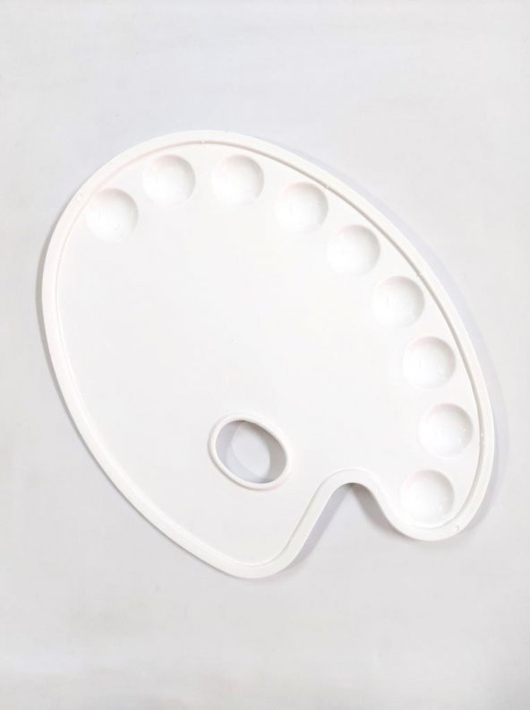 Plastik Büyük Palet Oval 28,5x21,5cm ürün görseli 1
