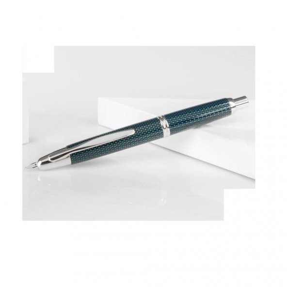 Pilot Capless Dolma Kalem Rodyum Akşam Graph Mavi - Resim 5