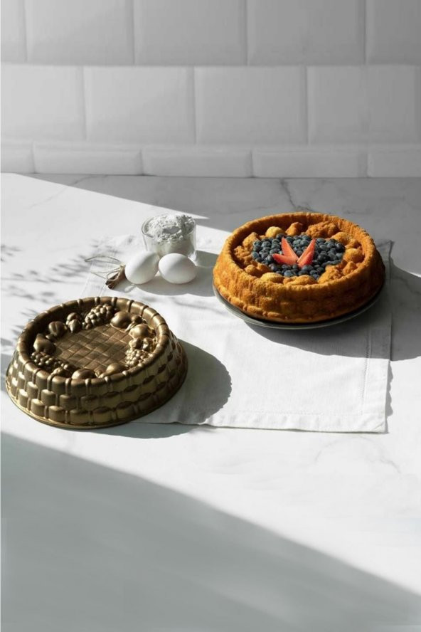 Nehir  Violet Gold 26 Cm Döküm Kek Kalıbı ürün görseli 1