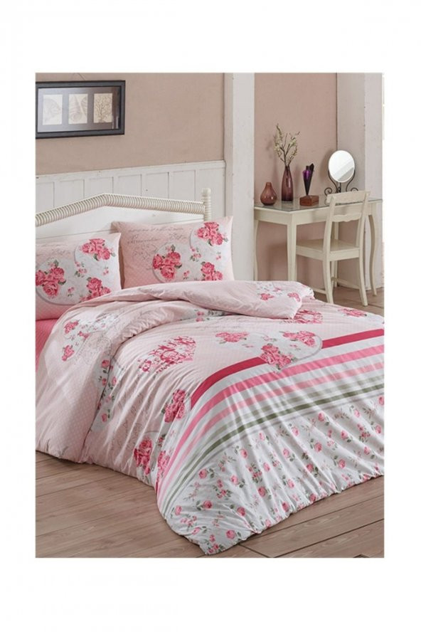 Tek Kişilik Nevresim Takımı Lovely Fuşya ürün görseli 1