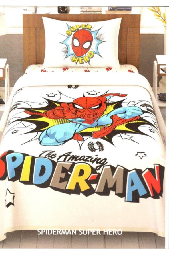 Spiderman Süper Hero Tek Kişilik Pike Takımı 2022 ürün görseli 1