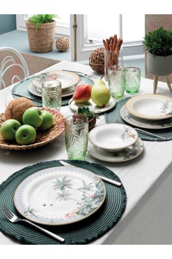 Pierre Cardin  Tropic 24 Parça Yemek Takımı ürün görseli 1