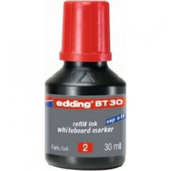 EDDİNG TAHTA KALEM MÜREKKEBİ 30 ML KIRMIZI 2 Lİ ürün görseli 1