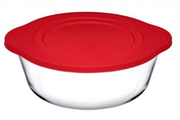 Paşabahçe 59123 1450cc/49oz Yuvarlak Silikon Kapaklı Borcam ürün görseli 1
