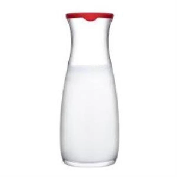 Paşabahçe Surahi Kırmızı Silikon Kapaklı Karaf 43813 1180cc ürün görseli 1
