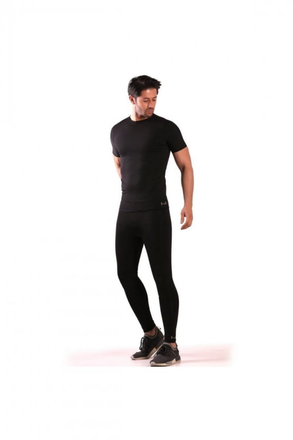 Sweet Sauna Fit 1 Beden Termal Takım Tayt  Atlet Tayt Kısa Kollu Atlet Korsesi ürün görseli 1