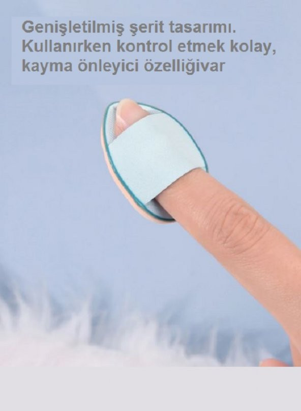 3 Adet Mini Kozmetik Puf Parmak Yüz Makyaj Sünger Göz Altı Kapatıcı Bez Süngeri Konseyler ürün görseli 1