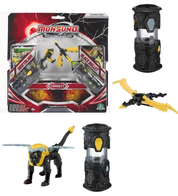 MONSUNO, Lisanslı Driftblade - Blackbullet Figürleri, Fırlatma Kapsülleri ve 2 Oyun Kartı ürün görseli 1