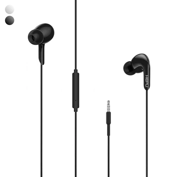 HEPU HP-342 Stereo Kulak İçi Kablolu Kulaklık 3.5mm ürün görseli 1