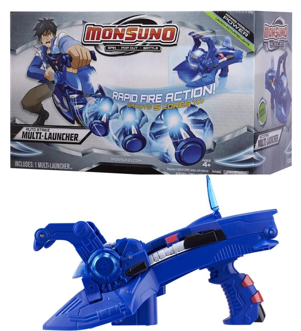 MONSUNO, Lisanslı Auto Strike Multi-Launcher, Mega Kapsülatar - 2li BONUS Kapsül-Figür SET ile ürün görseli 1