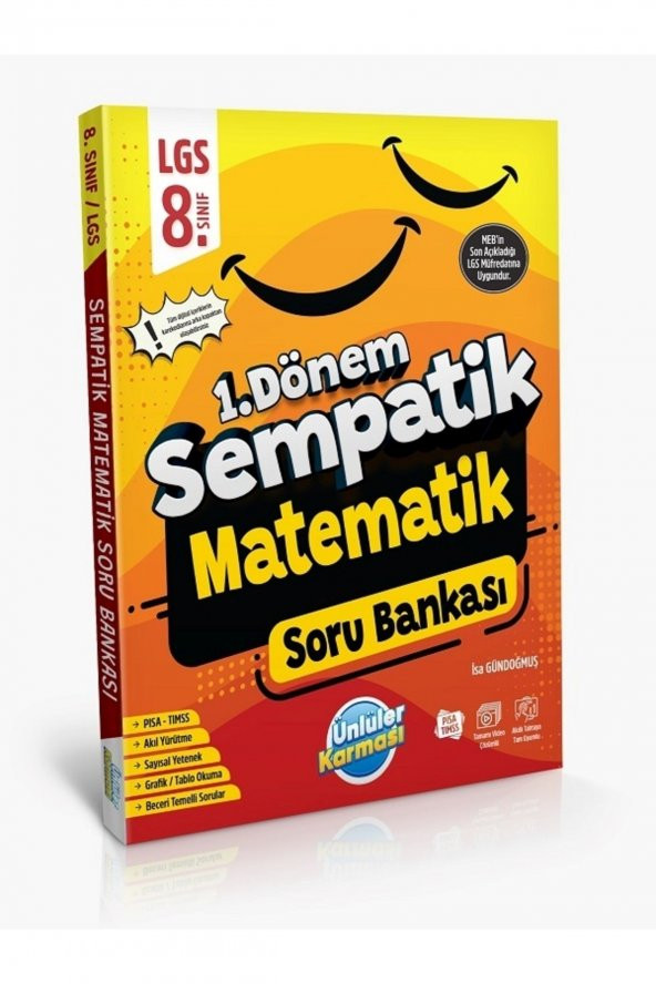 8. Sınıf Lgs Sempatik Matematik Soru Bankası 1. Dönem ürün görseli 1