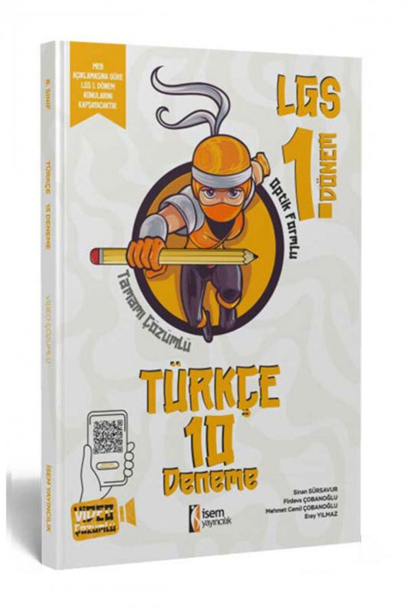 2023 8. Sınıf Lgs 1. Dönem Türkçe 10 Deneme Sınavı ürün görseli 1