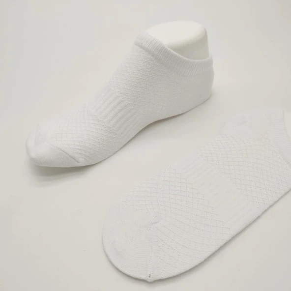 Fileli Sneakers Çorap 12 Li Paket - Resim 2