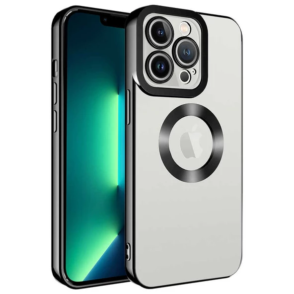 Gpack Apple iPhone 11 Pro Max Kılıf Logo Gösteren Kamera Korumalı Silikon ürün görseli 1