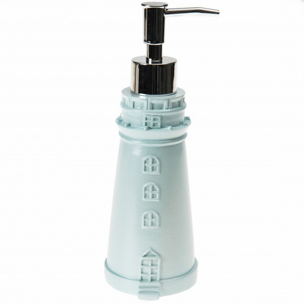 BA1403A SIVI SABUNLUK DENİZ FENERİ MAVİ MODEL POLİRESİN 7x7x21cm ürün görseli 1