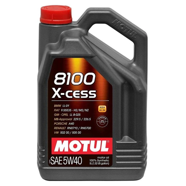 MOTUL 8100 X-CESS 5W40 - 5 LİTRE ürün görseli 1