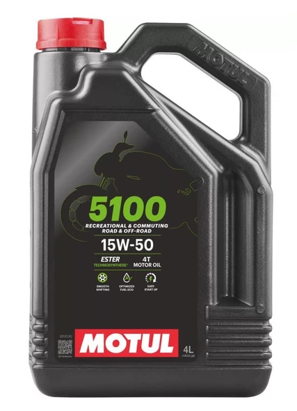 MOTUL 5100 4T 15W50 - 4 LİTRE ürün görseli 1