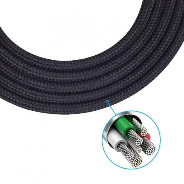 JBL Live 400BT 500BT 650BTNC E35 E45BT E55BT J56BT Örgülü Mikrofonlu Kulaklık Ses Kablosu ürün görseli 1