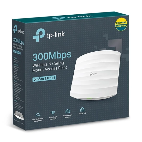 Tp-Link Omada EAP115 300Mbps Access Point - Resim 2