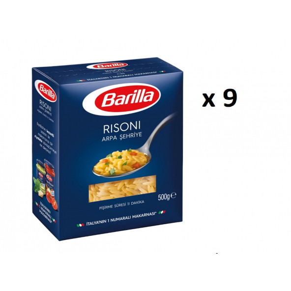 BARİLLA Arpa Şehriye 500gr X 9 ( Koli ) ürün görseli 1