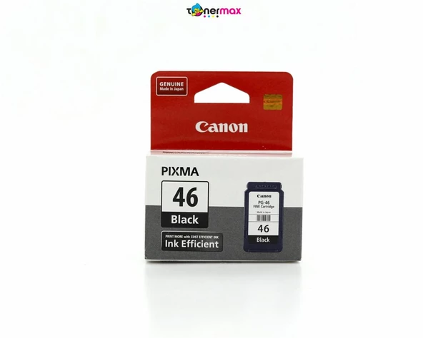 Canon PG-46 Pixma E404/E414/E464/E484 Siyah Kartuş - Resim 9