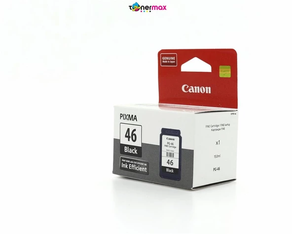 Canon PG-46 Pixma E404/E414/E464/E484 Siyah Kartuş - Resim 3