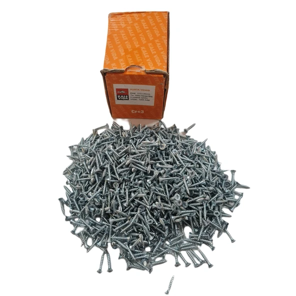Kale 3.5 x 20 mm Sunta Vidası (Kutu İçinde 1000 Adet Bulunmaktadır.) ürün görseli 1