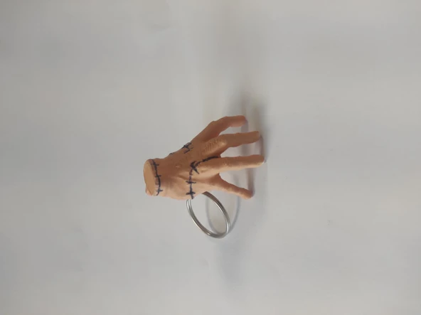 Wednesday Hands Thing Minik El Anahtarlık - Resim 3
