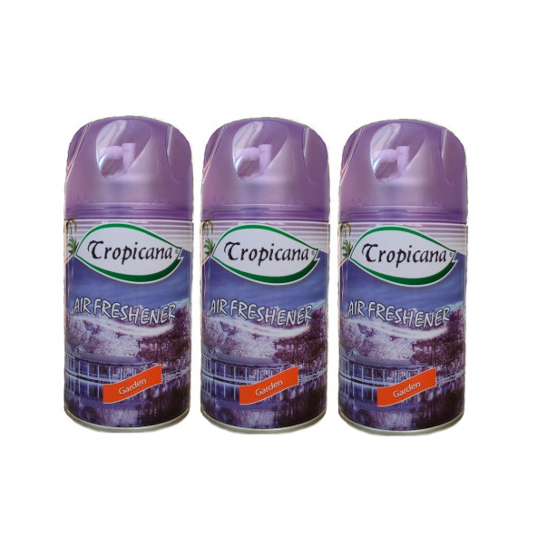 Tropicana Air Freshener Oda Kokusu Garden Bahçe Bahar Kokuları Parfüm Spreyi 260 Ml X 3 Adet ürün görseli 1