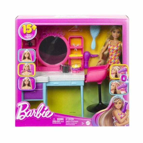 HKV00 Barbie Muhteşem Kuaför Oyun Seti ürün görseli 1