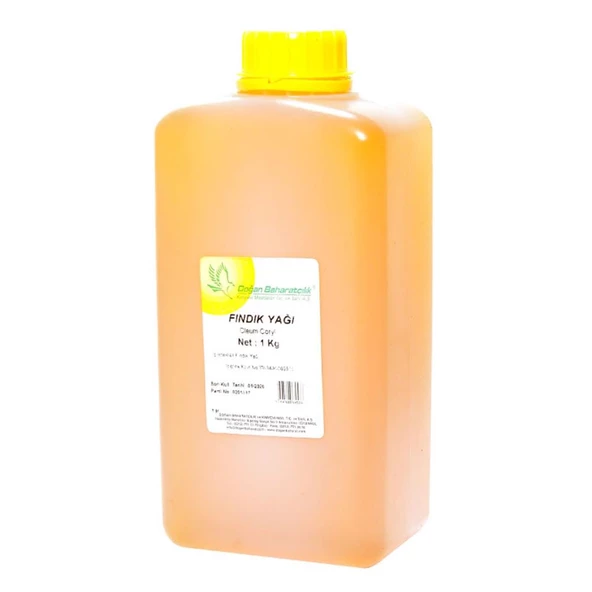 Doğan Baharatçılık Fındık Yağı 1Kg Doğal Saf Kiloluk Bidon ürün görseli 1