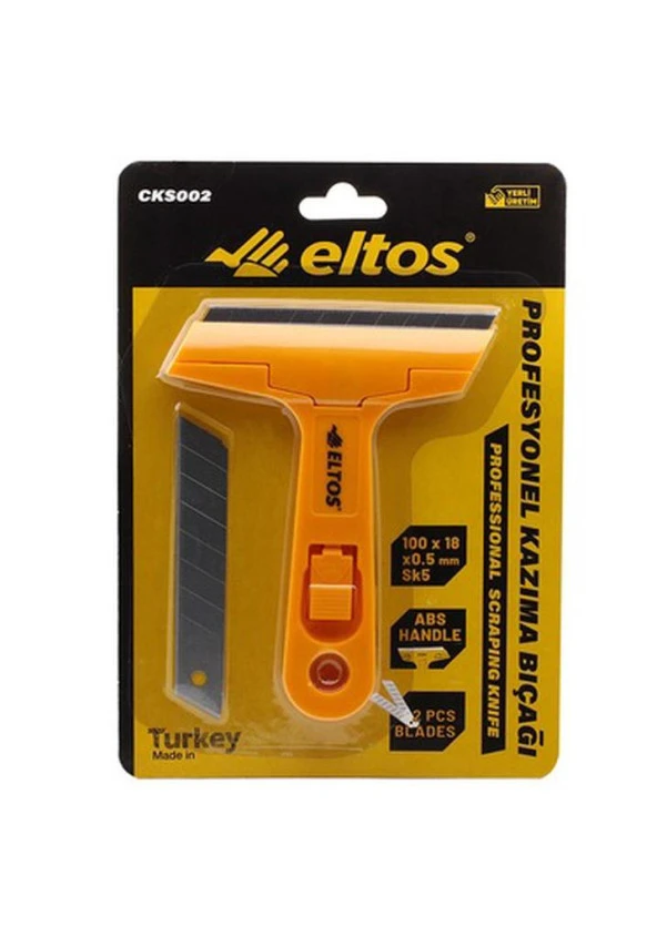 ELTOS PROFESYONEL CAM KAZIMA BIÇAĞI 2 YEDEKLİ - Resim 2
