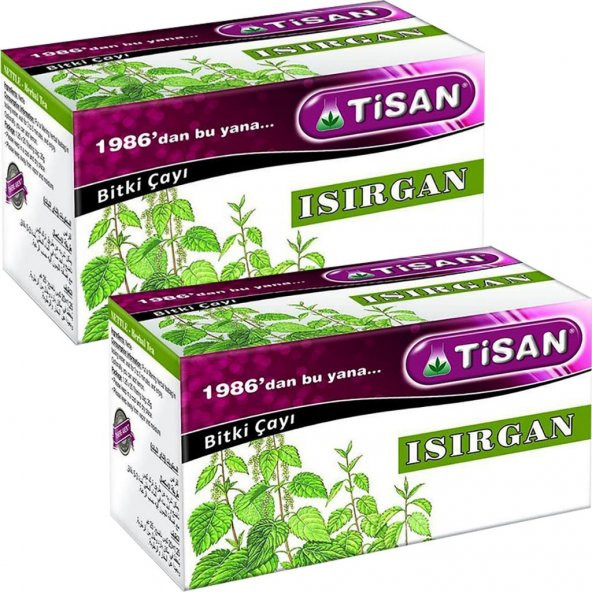 Tisan Isırgan Bitki Çayı Süzen Poşet 2 x 20'li ürün görseli 1